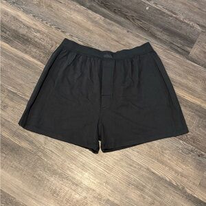 SKIMS Black Lounge Shorts